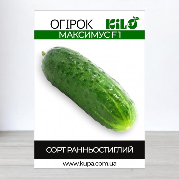 Семена огурца Максимус F1, самоопыляемые, 100г